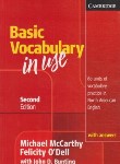 کتاب BASIC VOCABULARY IN USE EDI 2 MC CARTHY (رهنما)