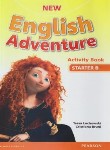 کتاب NEW ENGLISH ADVENTURE STARTER B+CD SB+WB (رحلی/رهنما)