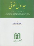 کتاب جداول حقوقی(غلامرضاجلائیان/مجد)