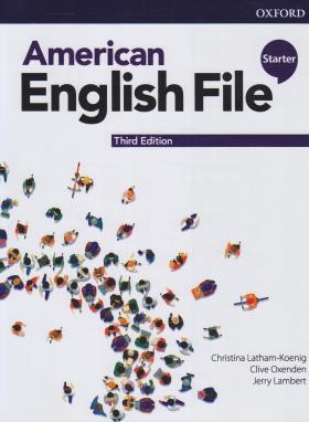 AMERICAN ENGLISH FILE STARTER+CD  SB+WB  EDI 3 (رهنما)