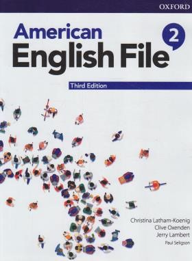 AMERICAN ENGLISH FILE 2+QR CODE  SB+WB  EDI 3 (رحلی/رهنما)
