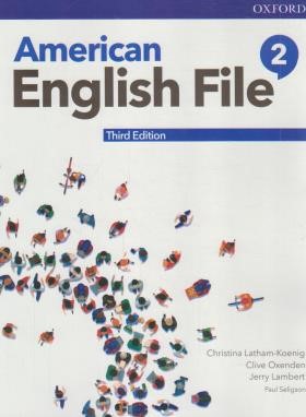 AMERICAN ENGLISH FILE 2+QR CODE  SB+WB  EDI 3 (رحلی/رهنما)