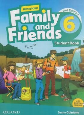 FAMILY AND FRIENDS 6 AMERICAN+CD SB+WB EDI 2 (رحلی/رهنما)