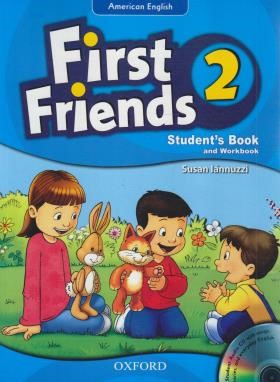 FIRST FRIENDS AMERICAN ENGLISH 2+CD (تک جلدی/فروزش)