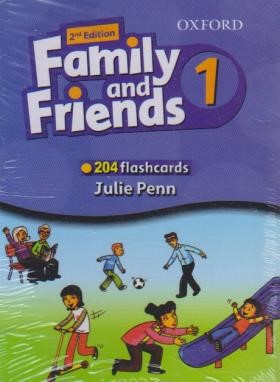 فلش کارت FAMILY AND FRIENDS 1 EDI 2 (رهنما)