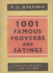 کتاب 1001 FAMOUS PROVERBS & SAYINGS*