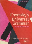 کتاب CHOMSKYS UNIVERSAL GRAMMAR  COOK(رهنما)