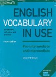 کتاب ENGLISH VOCABULARY IN USE PRE-INTER & INTER EDI 4+CD (رهنما)