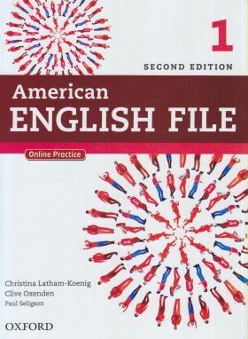 AMERICAN ENGLISH FILE 1+CD SB+WB EDI 2 (رحلی/رهنما)