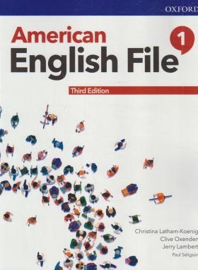 AMERICAN ENGLISH FILE 1+CD SB+WB EDI 3 (رحلی/فروزش)