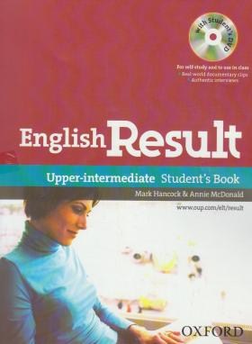 ENGLISH RESULT UPPER-INTERMEDIATE+CD SB+WB (رحلی/رهنما)*