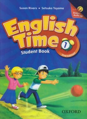 ENGLISH TIME 1+CD SB+WB EDI 2 (رحلی/رهنما)