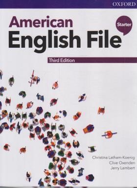 AMERICAN ENGLISH FILE STARTER+CD SB+WB EDI 3 (فروزش)