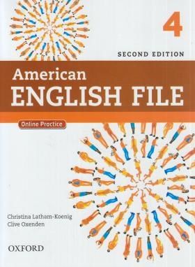 AMERICAN ENGLISH FILE 4+CD SB+WB EDI 2 (رحلی/رهنما)*