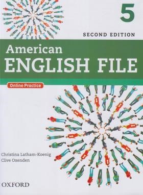 AMERICAN ENGLISH FILE 5+CD SB+WB  EDI 2 (رحلی/رهنما)