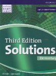 کتاب SOLUTIONS ELEMENTARY+CD  SB+WB  EDI 3 (رحلی/رهنما)
