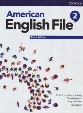 AMERICAN ENGLISH FILE 2+CD  SB+WB  EDI 3 (رحلی/رهنما)