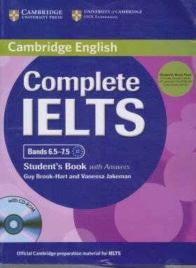 CAMBRIDGE COMPLETE IELTS C1 BANDS 6.5-7.5  SB+WB (رحلی/رهنما)