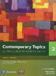 کتاب CONTEMPORARY TOPICS 2+CD EDI 4 (رحلی/رهنما)